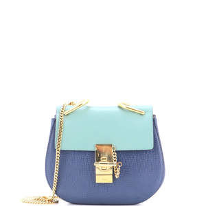 Chloe Mini Drew Crossbody Bag Leather